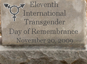 Transgender Day of Remembrance 2009